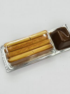 Gourmet czekoladowe chipsy z 22% trwałych substancji kakaowych i różowej soli himalajskiej w podwójnej torbie