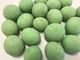 Round Wasabi Spicy Candied Peanuts Green Color Bez pigmentu Zdrowie Certyfikowane
