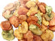Chrupiące kolorowe mieszane smażone chipsy z bobu pikantne wodorosty o smaku curry