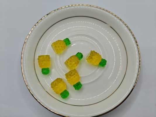 Wykonane 3D probiotyki wypełnione gumki smak ananasa dla oryginalnego smaku dostosowanego