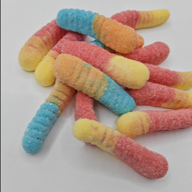 Niestandardowe Caterpillar Soft Candy 20g*20 sztuk Wielkość opakowania Zdrowe gumkowe niedźwiedzie owoce przekąski dla dzieci