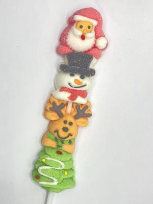 Urocze postacie z marshmallow na patyczkach