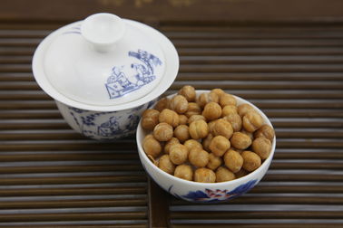 Niskotłuszczowa Chrupiąca Wasabi Przekąska Chrupiące, Chrupiące Pieczone Ciecierzyca Twarde Tekstury
