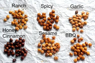 Niskokaloryczne prażone solone ciecierzyca Odżywianie Sriracha Pokryta koszerną przekazaną żywność