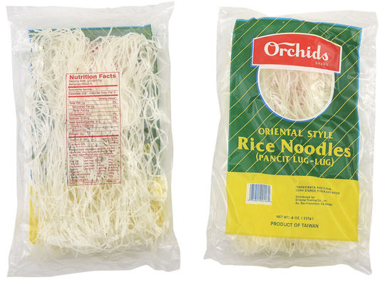 Orchidee Oriental Style Rice Mąka Makaron, Fresh Rice Noodles Full Nutritions