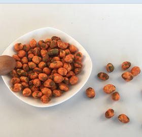 Powlekany na sucho pieczony pikantny Edamame z certyfikatem FDA / BRC / koszernym / halal Orzech sojowy Green Bean Snack