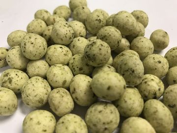 Niskotłuszczowy, pełnowartościowy, smażony, panierowany zielony groszek Sriracha / wodorosty / oryginalne przekąski Wasabi z zielonego groszku