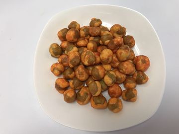 Vegan BRC Sriracha Flavor Coated Green Peas Snack OEM Hot Spicy Flavor Snacks Foods