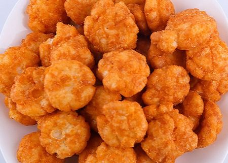 Smaki Ketchupu Okrągłe Krakersy Ryżowe OEM Przyprawa Pomidorowa Chrupiące Przekąski Żywność