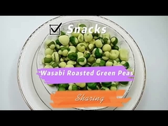 Wasabi Smell mąka powleczona pieczona zielona groszek pełne odżywianie chrupiące żywność zdrowotna
